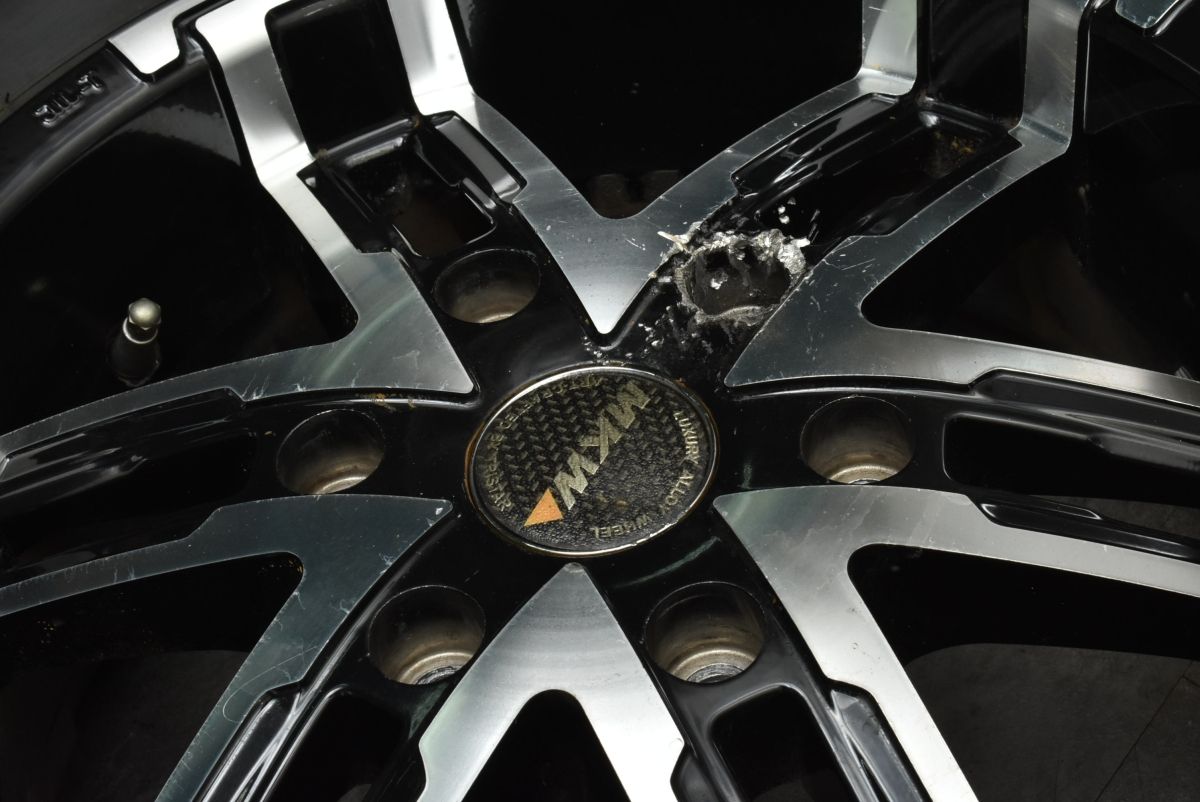 バリ溝】MKW MK-55 16in 6J +35 PCD139.7 ブリヂストン ルフト RVII