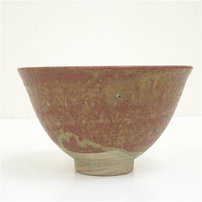 【 抹茶茶碗 】伊羅保茶碗　(孚鮮作)　共箱 抹茶茶碗 】伊羅保茶碗 (孚鮮作) 共箱 抹茶茶碗 】伊羅保茶碗 (孚鮮作