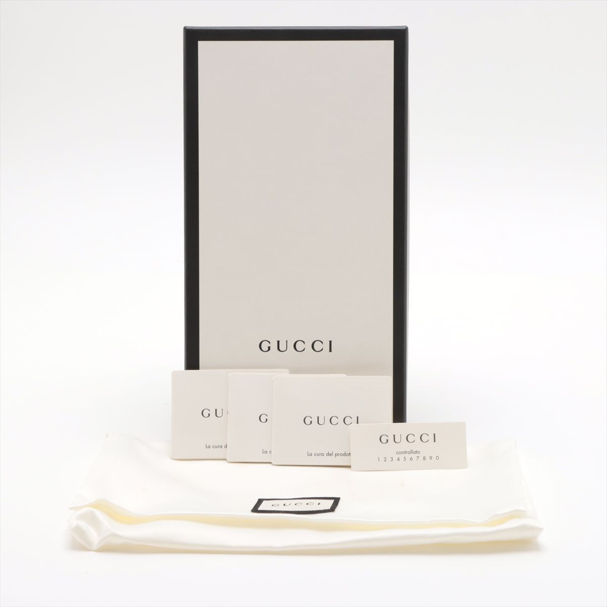 極美品 グッチ グッチシマ ニューウェブ 408831 レザー 長財布 二  