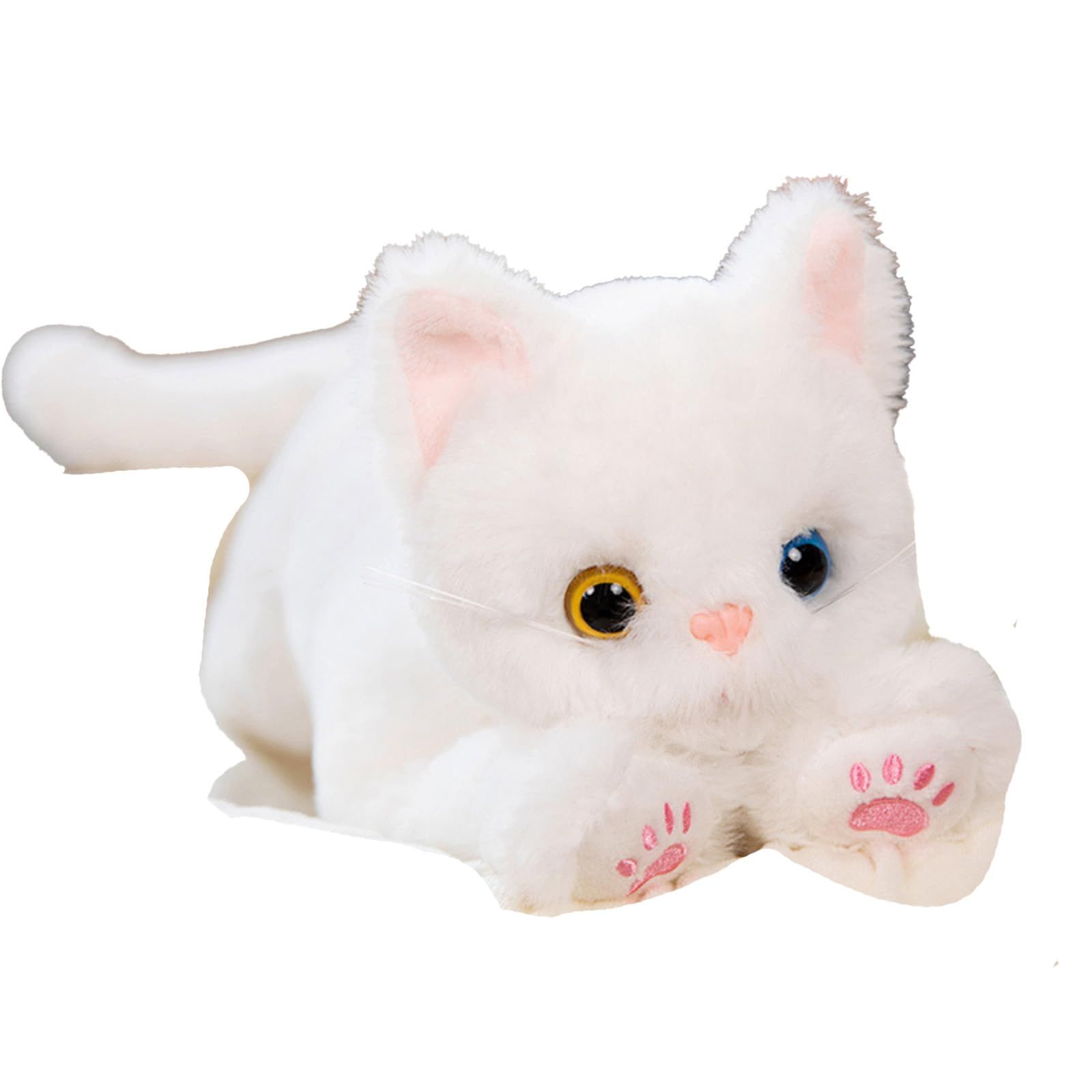 猫 ぬいぐるみ (白) [並行輸入品] [ホワイト]