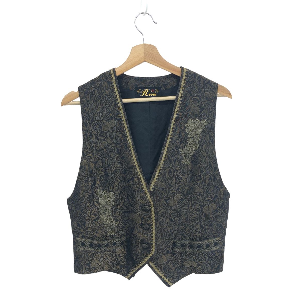 インポートロッサ　inport rossa ベスト snc インポートロッサ import Rossa ベスト・ジレ 茶 ロング