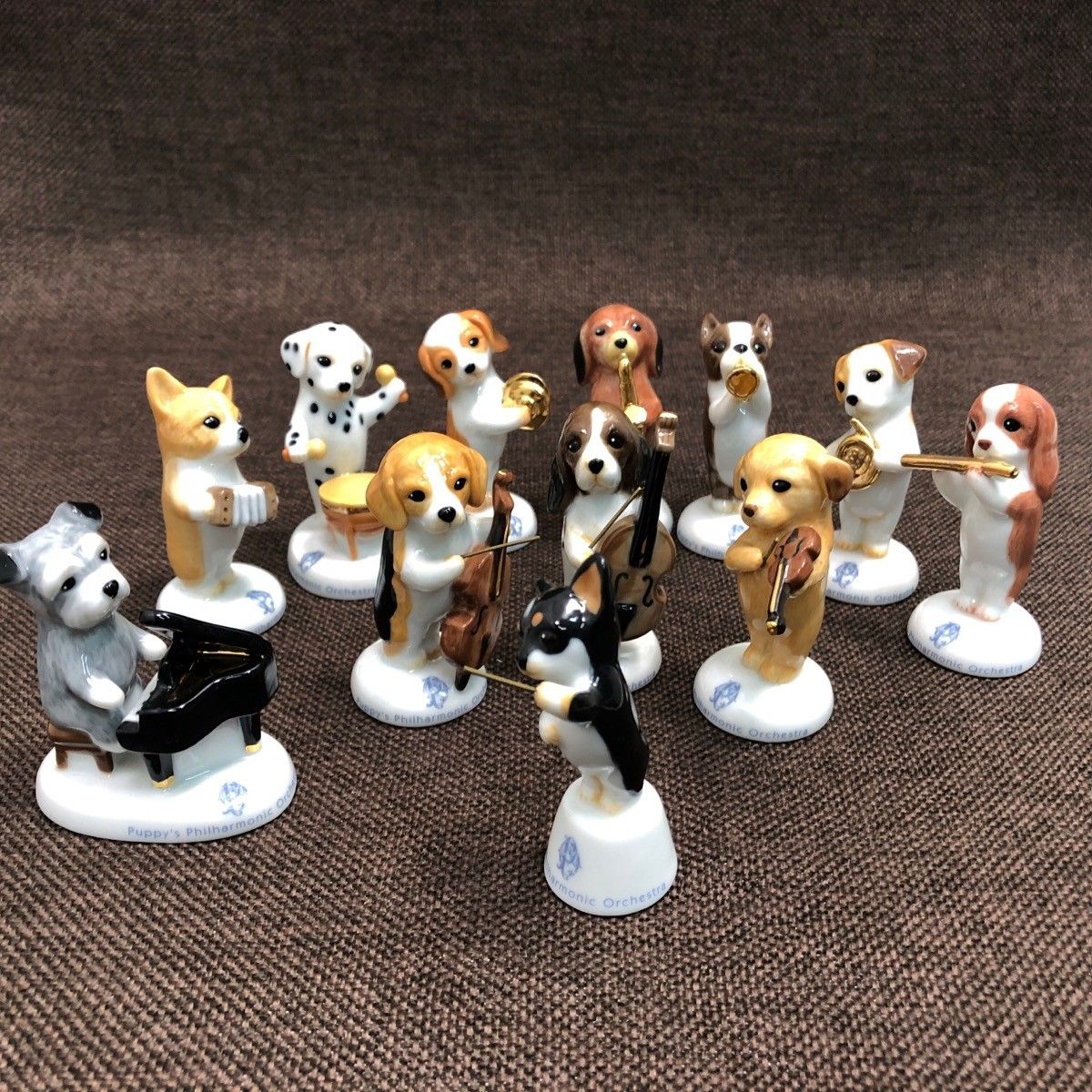 SETO CRAFT セトクラフト Puppy s Philharmonic Orchestra パピーズフィルハーモニックオーケストラ 12体 フルセット
