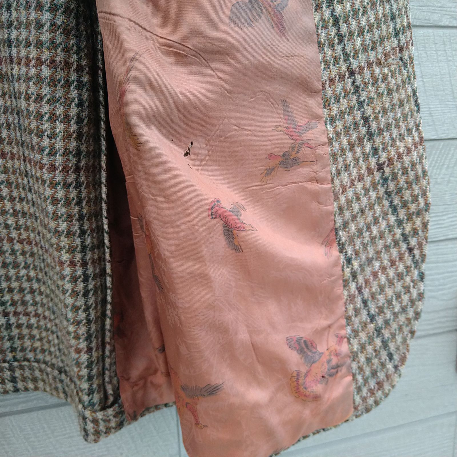 ☆美品☆ HARRIS TWEED ハリスツイード ツイードジャケット テーラード