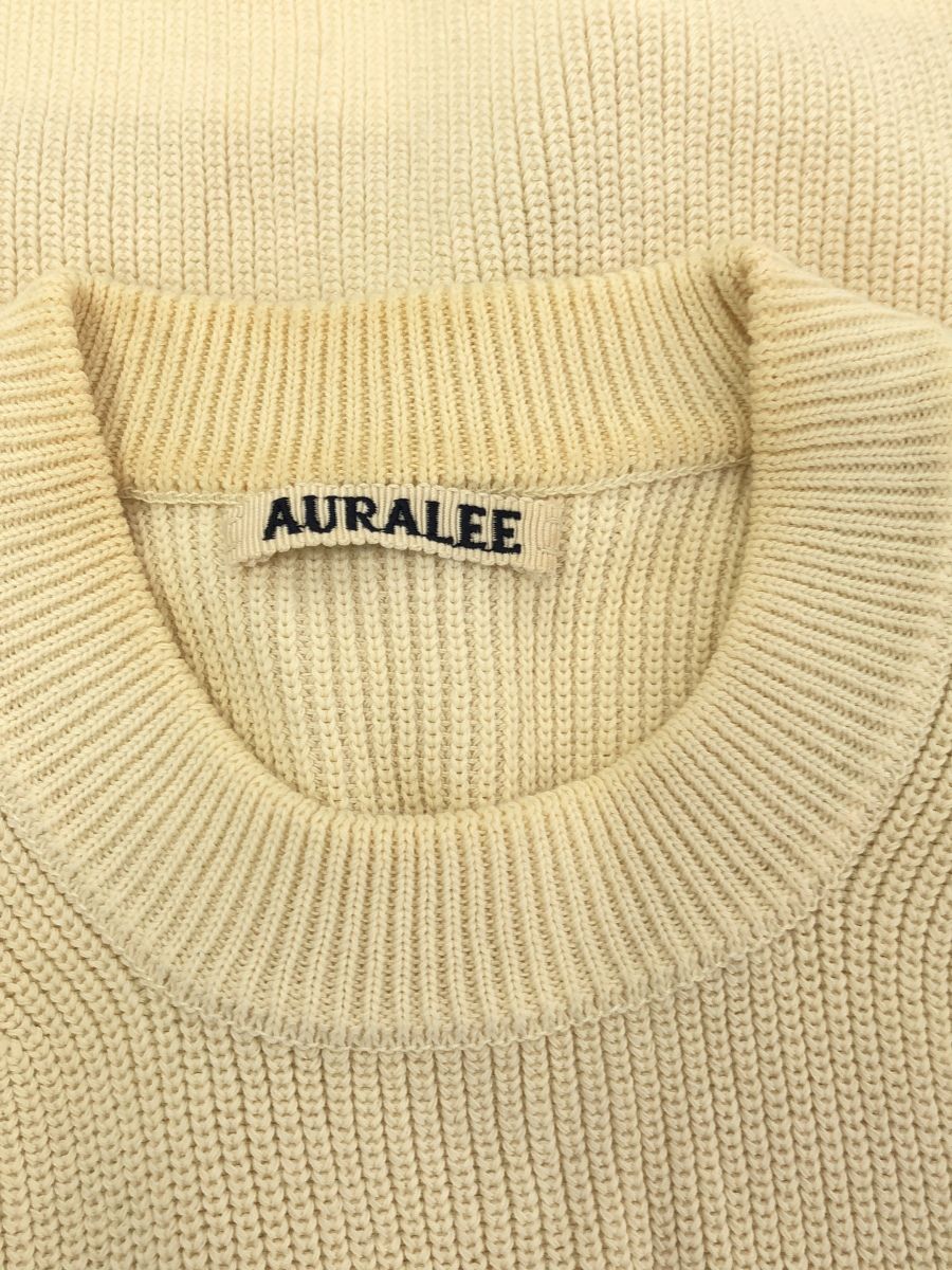 【値下げ】AURALEE オーラリー　リブコットンニットベスト AURALEE (オーラリー) AL5SVT003-TRK ニットベスト レディース