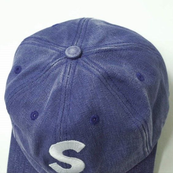 SUPREME シュプリーム 23SS アメリカ製 Pigment Canvas S Logo 6-Panel 