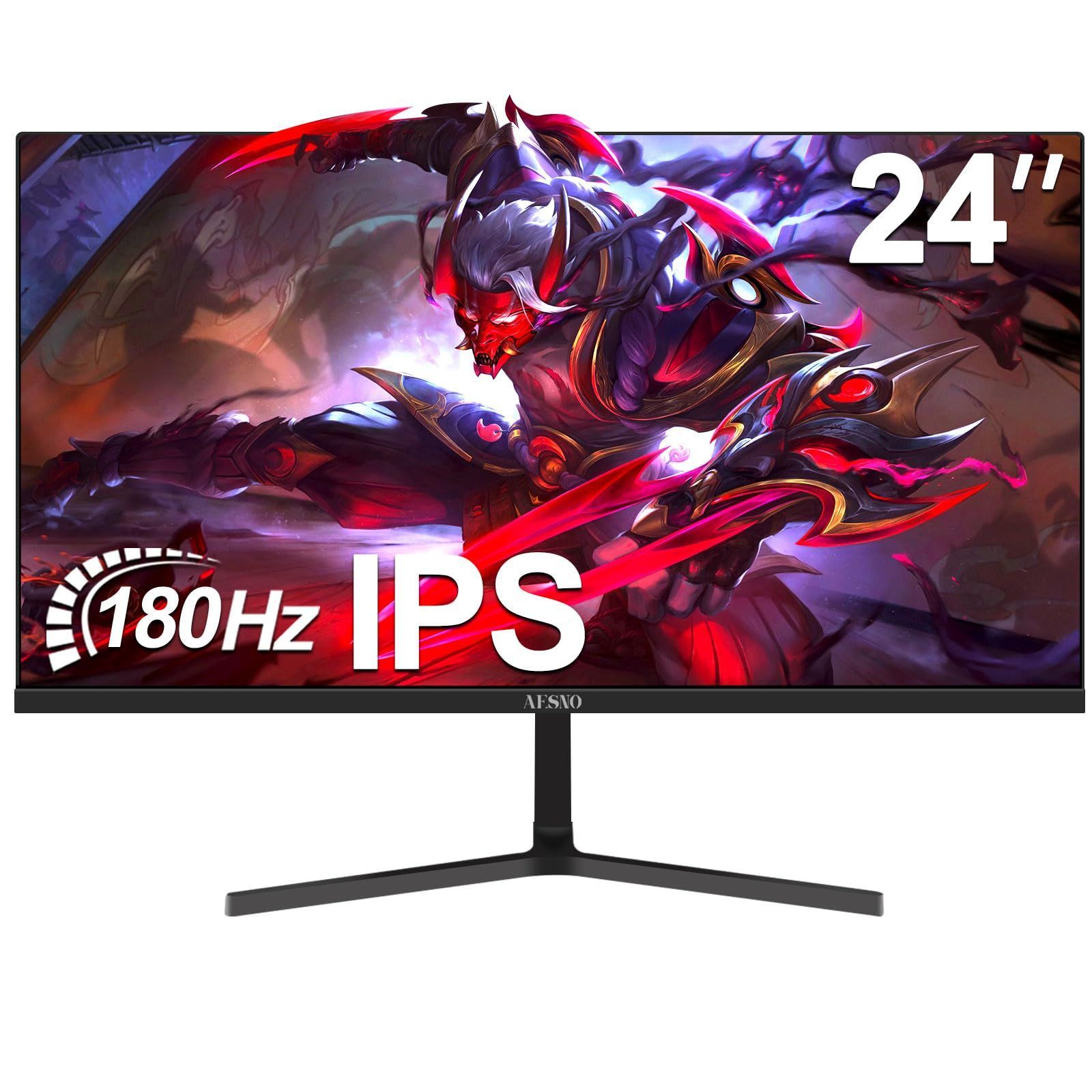 在庫処分 1ms 180Hz フルHD IPSディスプレイ 非光沢 PC用 液晶ディスプレイ 23.8インチ スピーカー搭載 ゲーミングモニター 広視野角 AESNO ブルーライト軽減