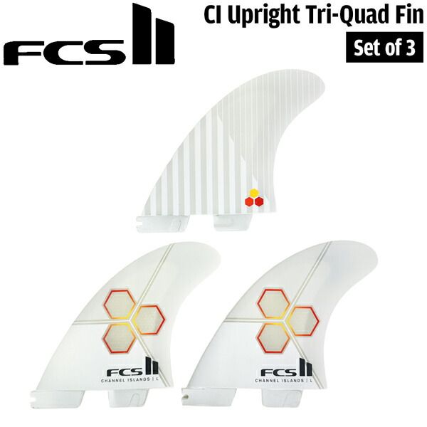FCS2 フィン FCS II CI UPRIGHT PC WHITE/FLAME TRI RETAIL FINS FCS2 フィン FCS II CI UPRIGHT PC WHITE/FLAME TRI RETAIL FINS
