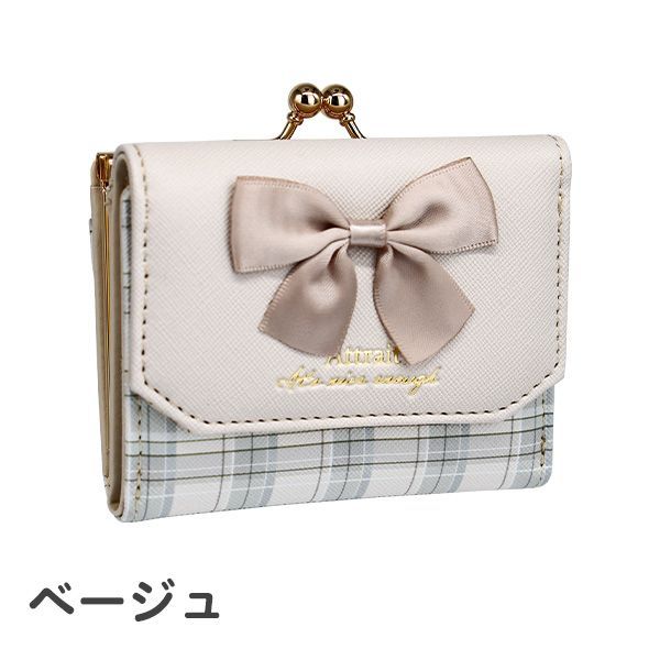 財布 ミニ財布 三つ折り がま口 キッズ ジュニア 女の子