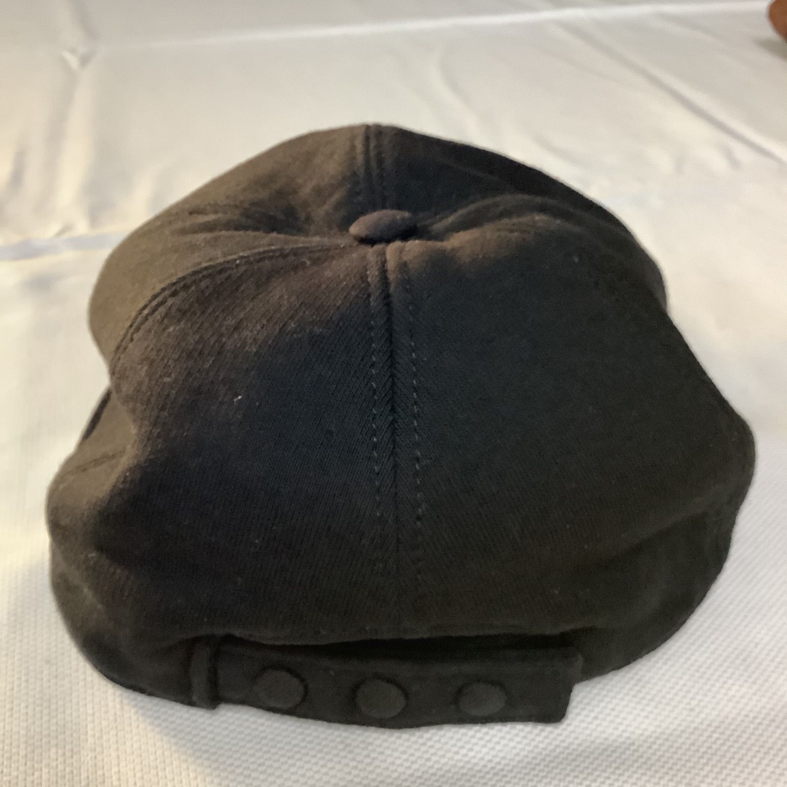 美品　BURBERRY ブラック TBベースボールキャップ L 美品 バーバリー BURBERRY TB ベースボールキャップ ブラックM