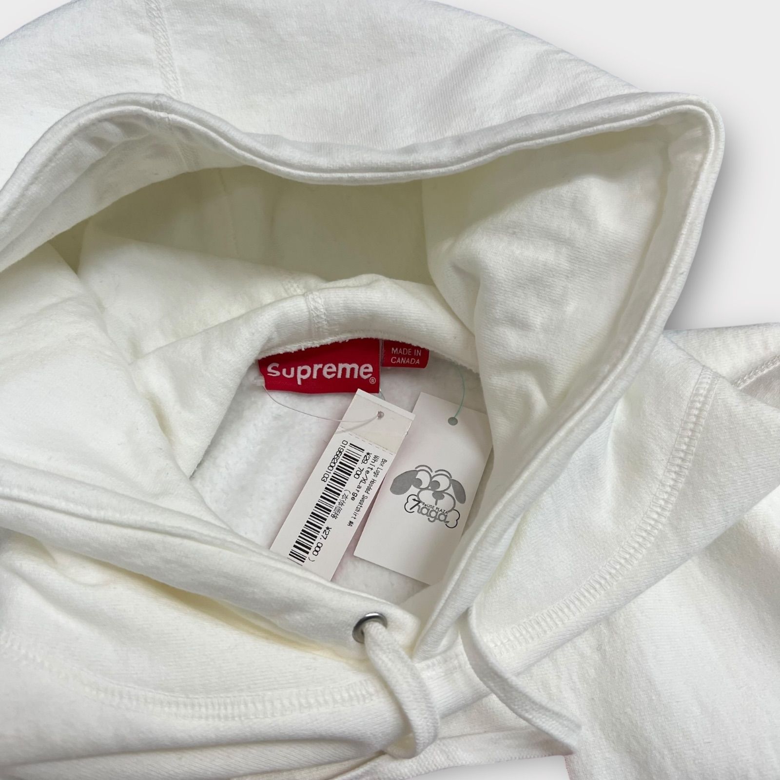 Supreme Box Logo Hooded Sweatshirt 21FW White XL ボックスロゴ 