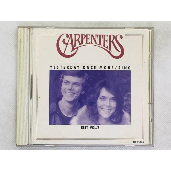 CD CARPENTERS / YESTERDAY ONCE MORE / SING / BEST Vol.2