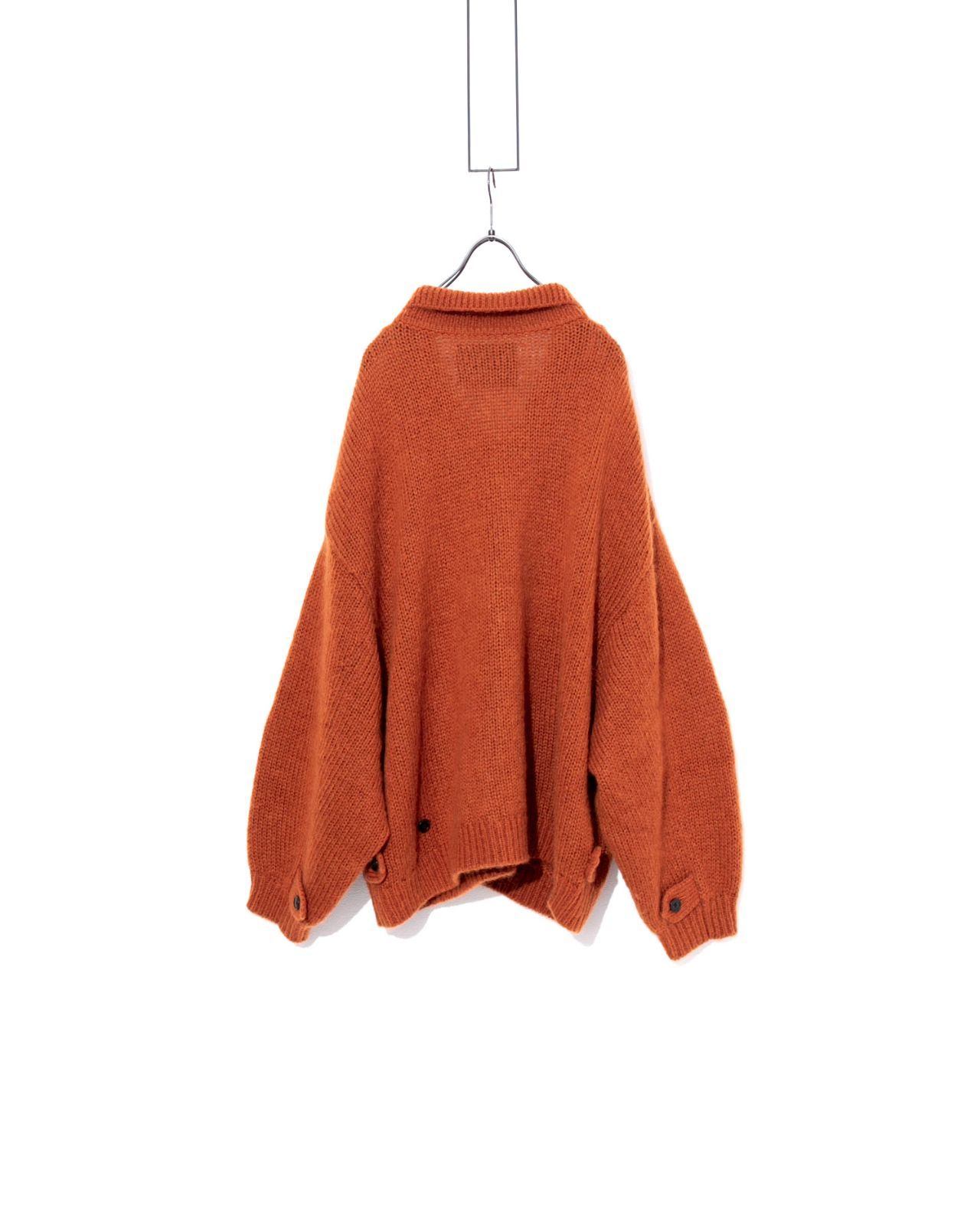 VOAAOV ヴォアーブ MOHAIR KNIT Blouson Cardiganモヘアブルゾン