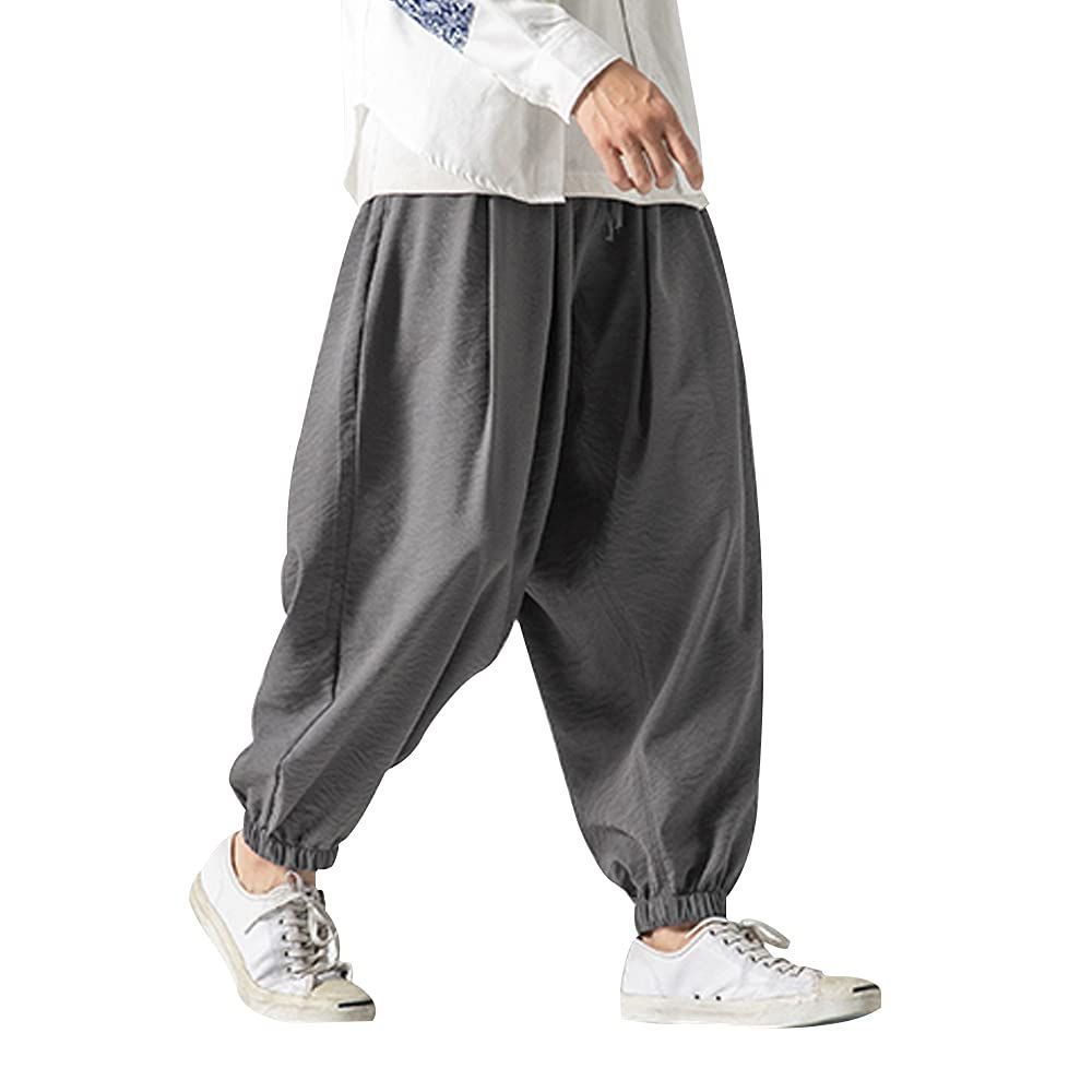 アトリエナルセ　ダークグレー サルエルパンツ ゴムウエスト アトリエナルセ ダークグレー サルエルパンツ ゴムウエスト atelier