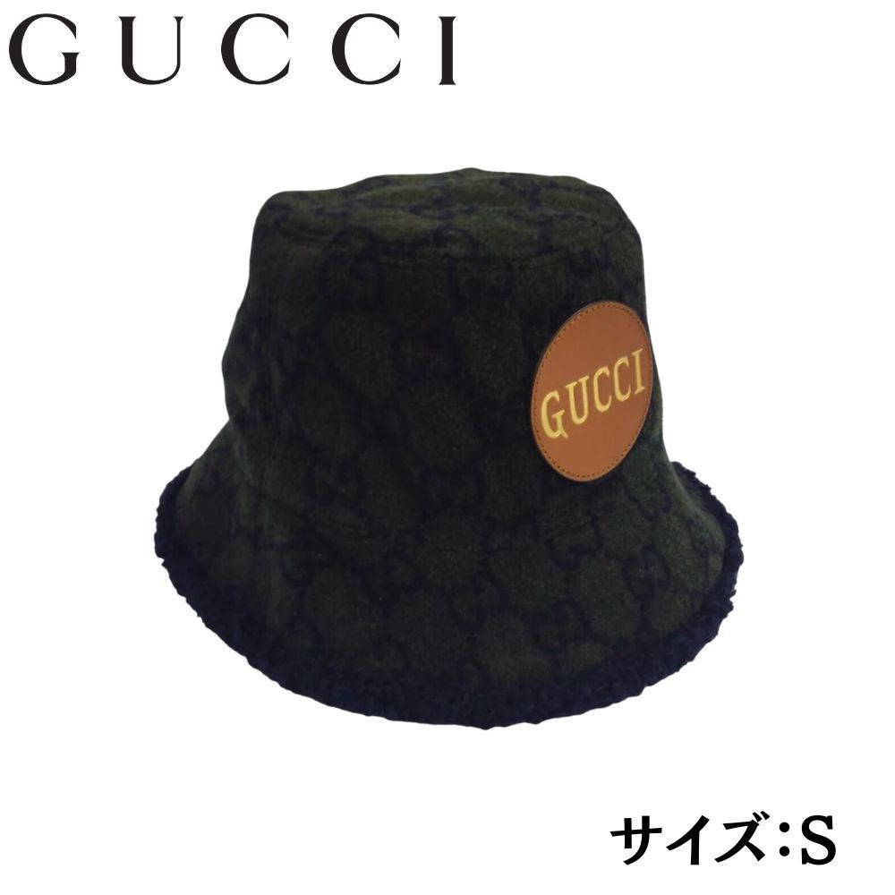 GUCCI グッチ ロゴパッチ バケットハット - 【BSE公式メルカリショップ