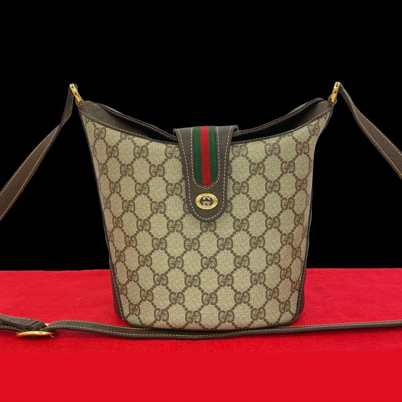 極 美品 GUCCI グッチ オールドグッチ ヴィンテージ シェリー