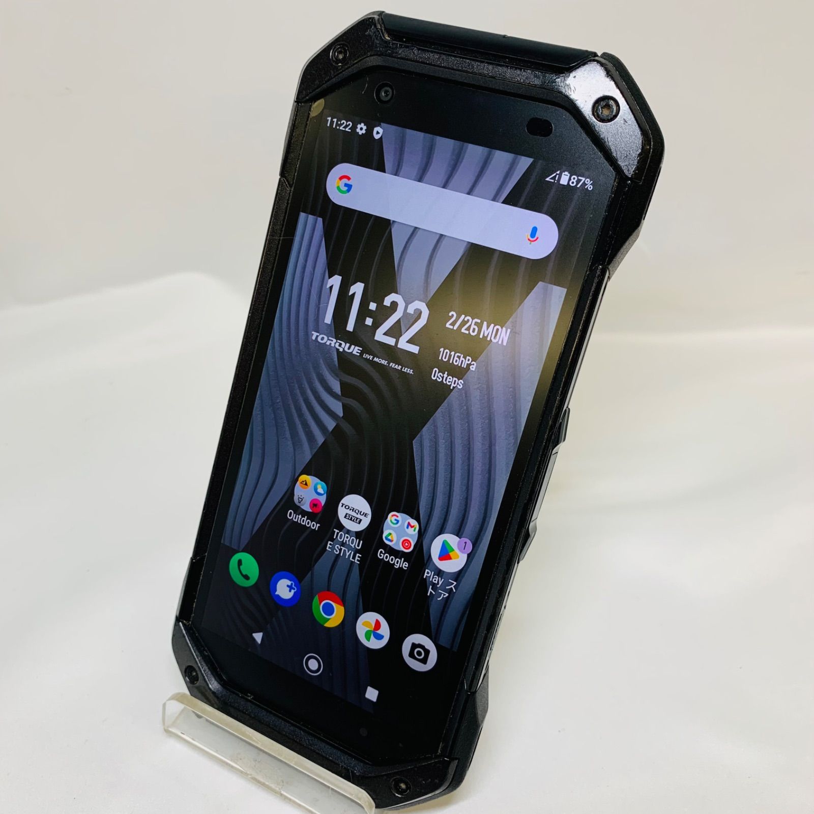 ☆【訳あり品】au TORQUE 5G 128GB KYG01 ブラック - メルカリ