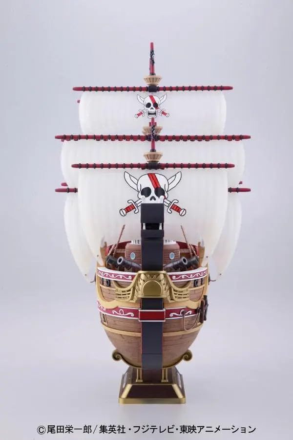 本格帆船プラモデルシリーズ ワンピース レッド・フォース号 色分け 