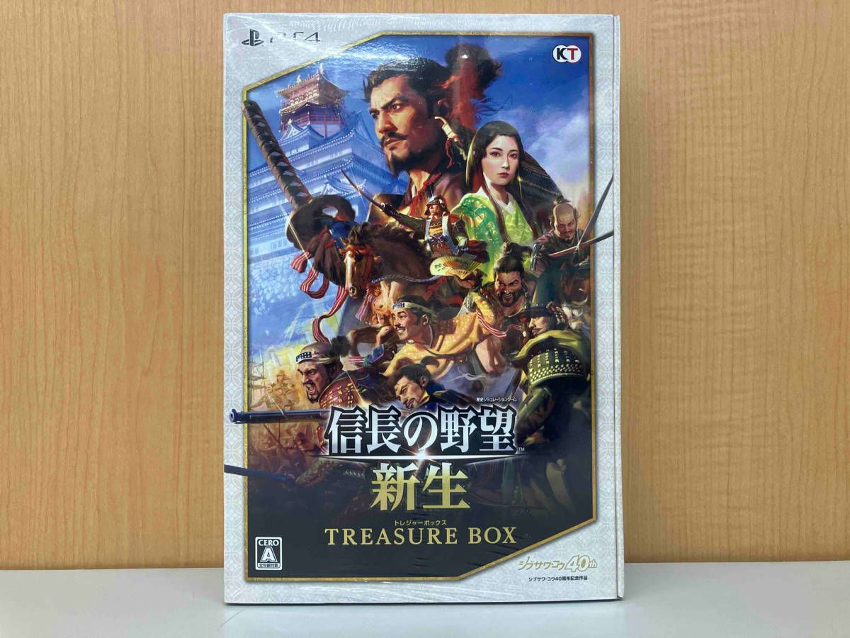 【PS4】新品未開封　信長の野望•新生　② 中古】(未使用・未開封品)【PS4】信長の野望・新生 TREASURE BOX