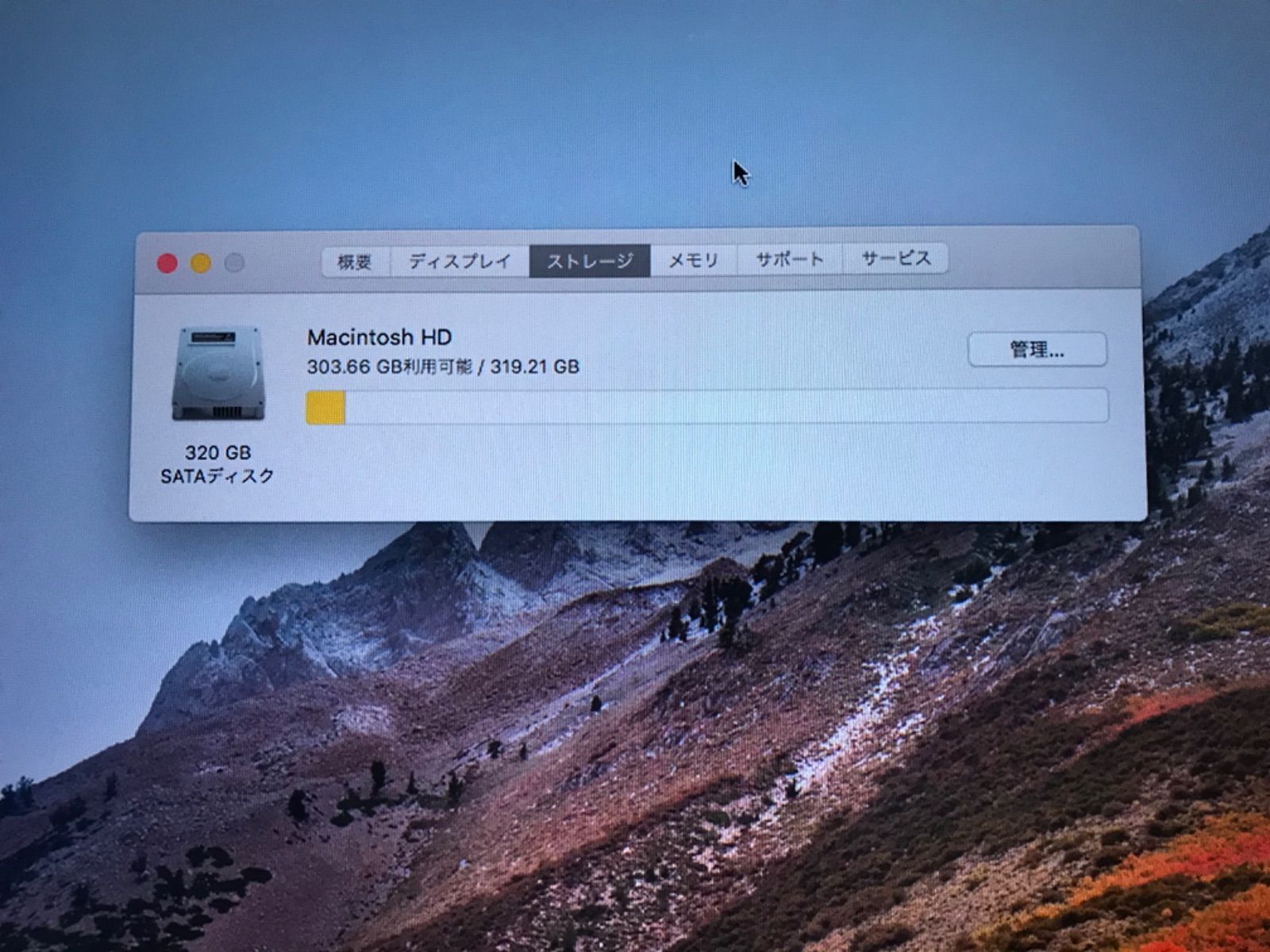 Mac mini 2010 2.4GHZ ６G 320G High Sierra