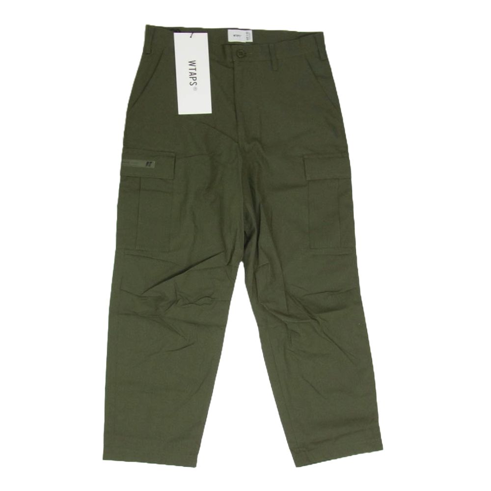 WTAPS ダブルタップス 22SS 221WVDT-PTM02 JUNGLE STOCK TROUSERS ジャングルストック リップストップ トラウザーズ カーゴパンツ オリーブ カーキ系 X02 上