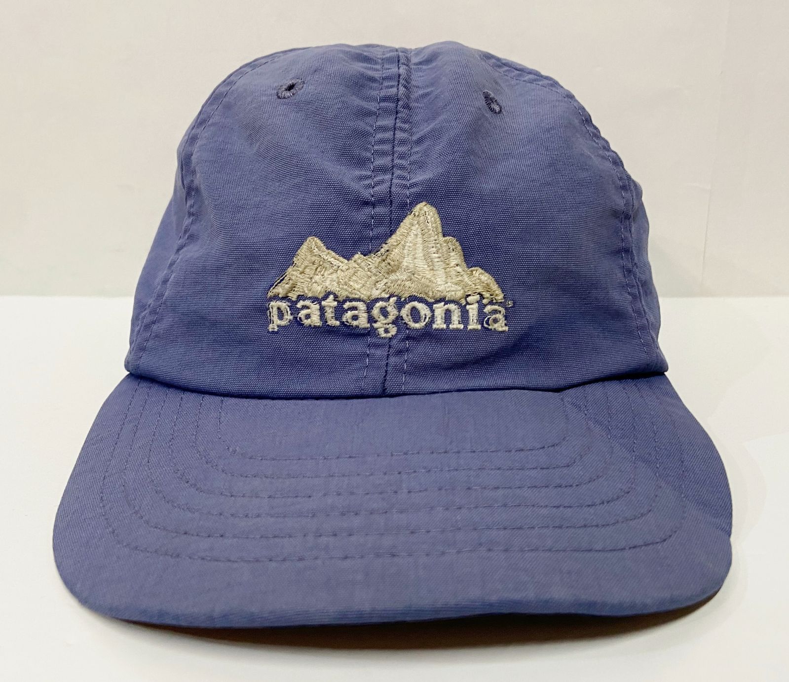 希少 90年代 patagonia マウンテンロゴ刺繍キャップ ネイビー 希少 90年代 patagonia パタゴニア マウンテンロゴ刺繍キャップ