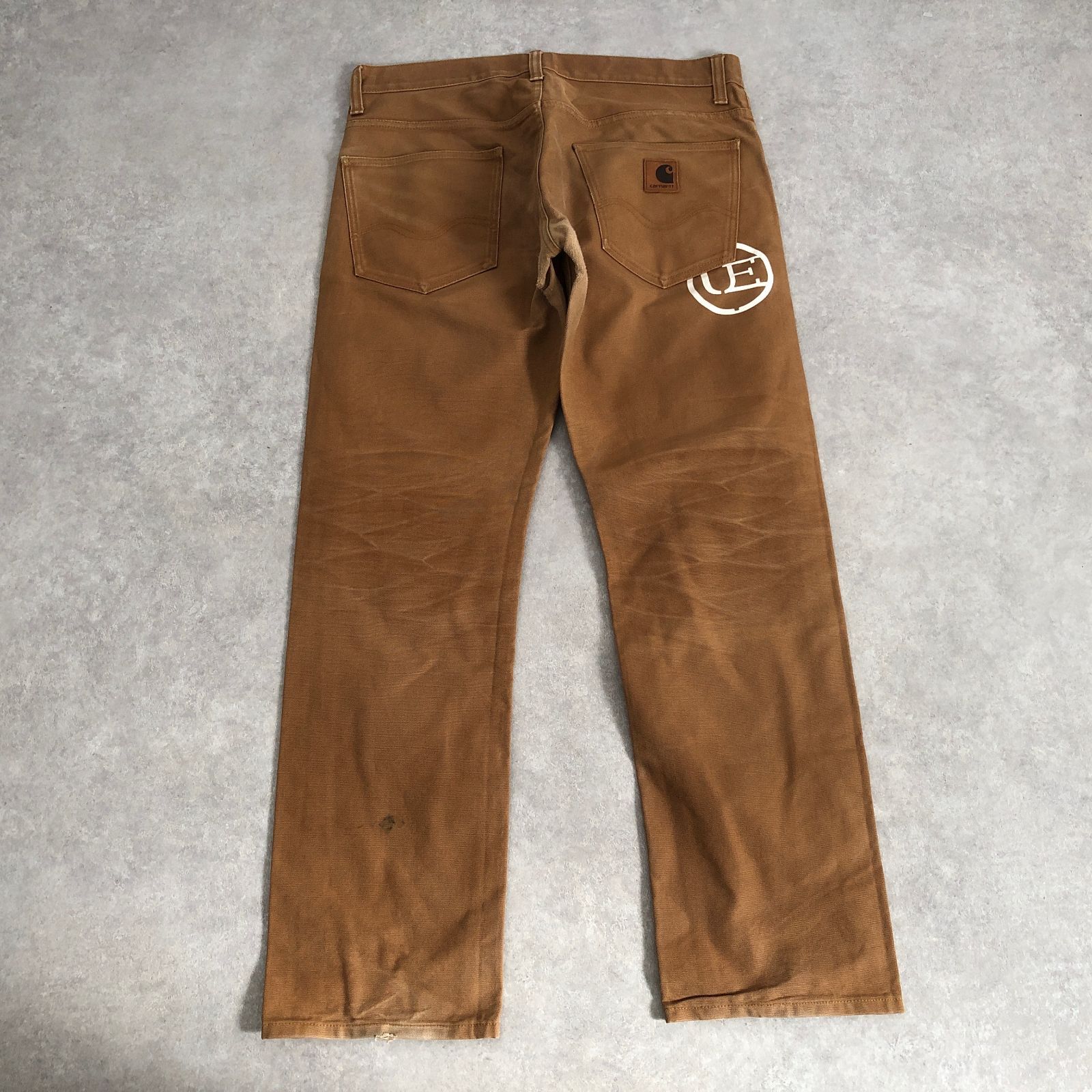 uniform experiment x CARHARTT ハートタグ ダック ペインター パンツ
