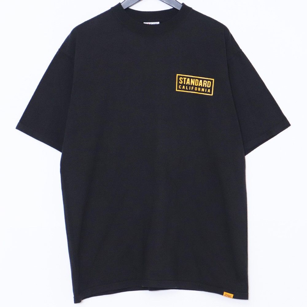 STANDARD CALIFORNIA Heavyweight Box Logo Tee Lサイズ ブラック 