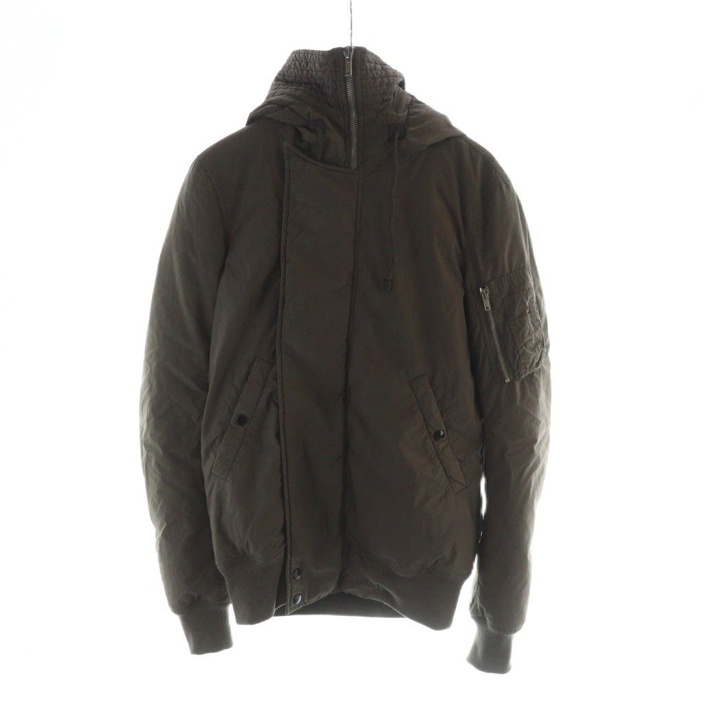 Rick Owens リックオウエンス ジップアップダウンジャケット ブラック Rick Owens リックオウエンス ジップアップダウンジャケット ブラック