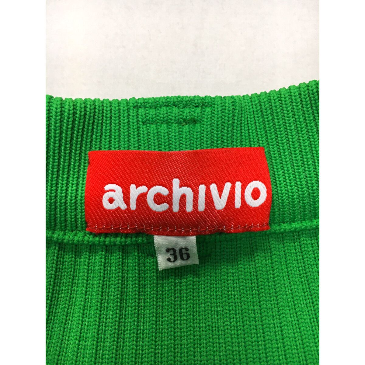 archivio - coco 中古 アルチビオ archivio レディース スカート 36(S) 緑 グリーン ニット プリーツ 中古 レディース アルチビオ archivio スカート 36(S) 緑