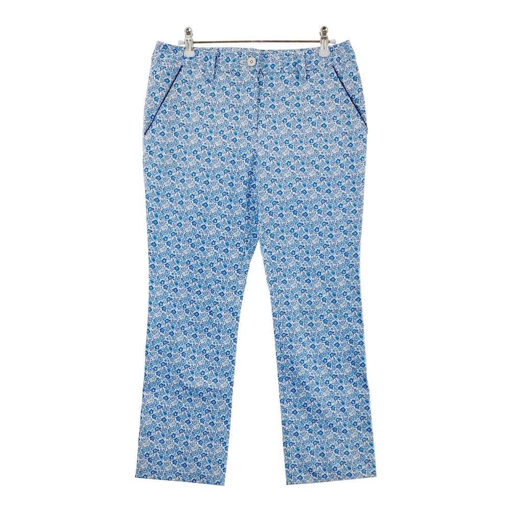 サイズ：M CALLAWAY キャロウェイ ロングパンツ 花柄 ブルー系