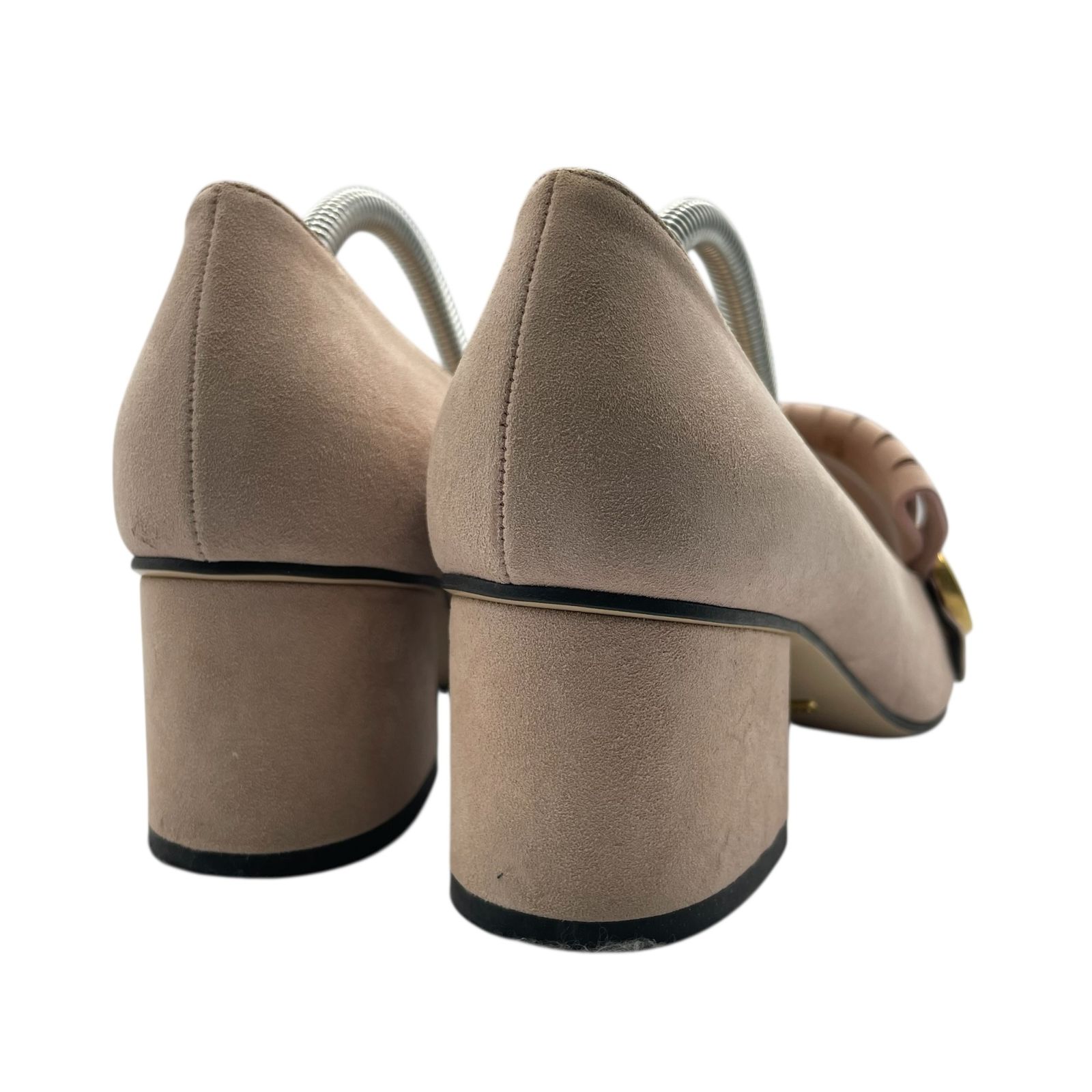 極美品 GUCCI グッチ パンプス チャンキーヒール ミッドヒール