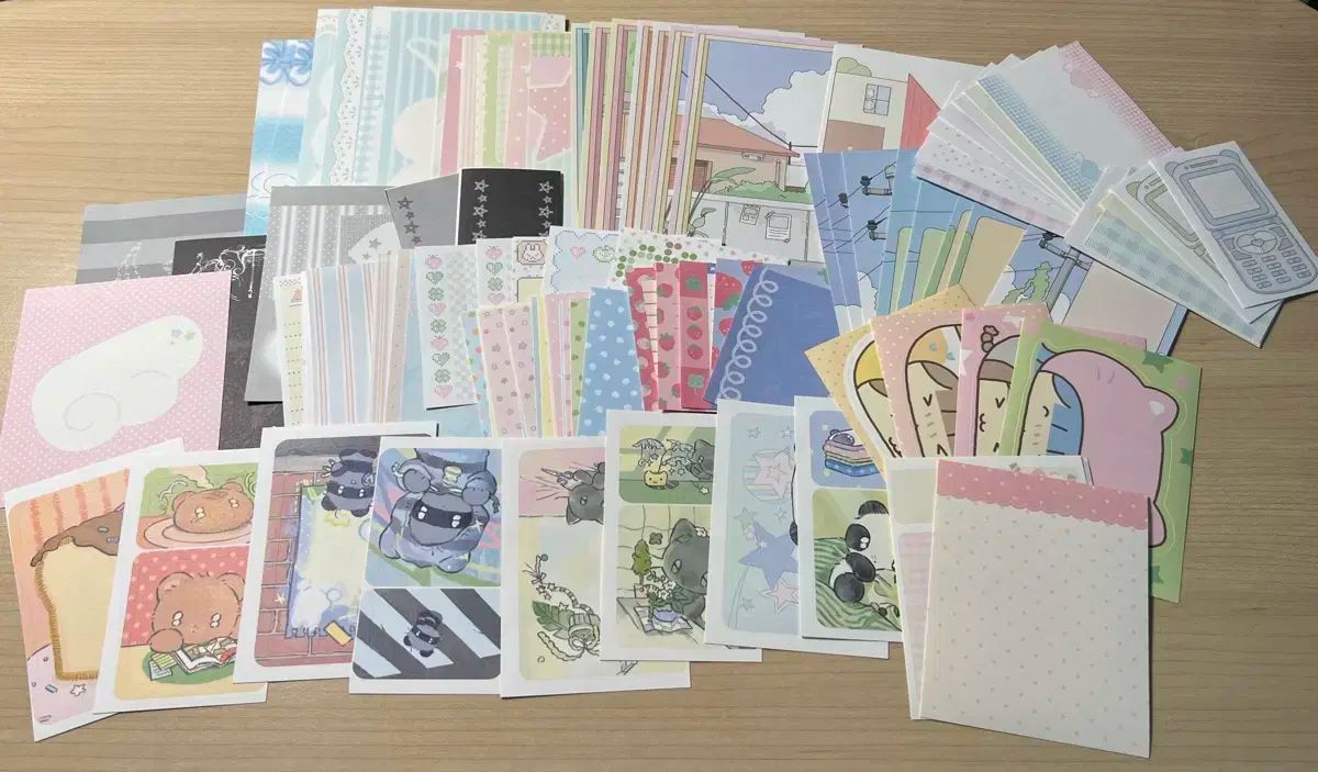 ダイアリーデコ用品販売 シールステッカー 模造紙 ステッカー シール マスキングテープ はがき カフスボタン クリップ