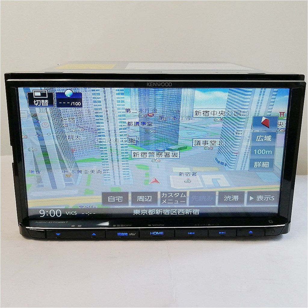 MDV-D708BT 彩速ナビ ハイレゾ対応 7V型/180mmモデルKENWOOD 彩速ナビ