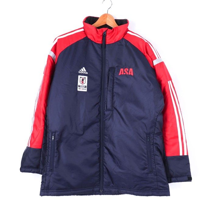 アディダス ウインドブレーカー サッカー日本代表 朝日新聞 中綿入り