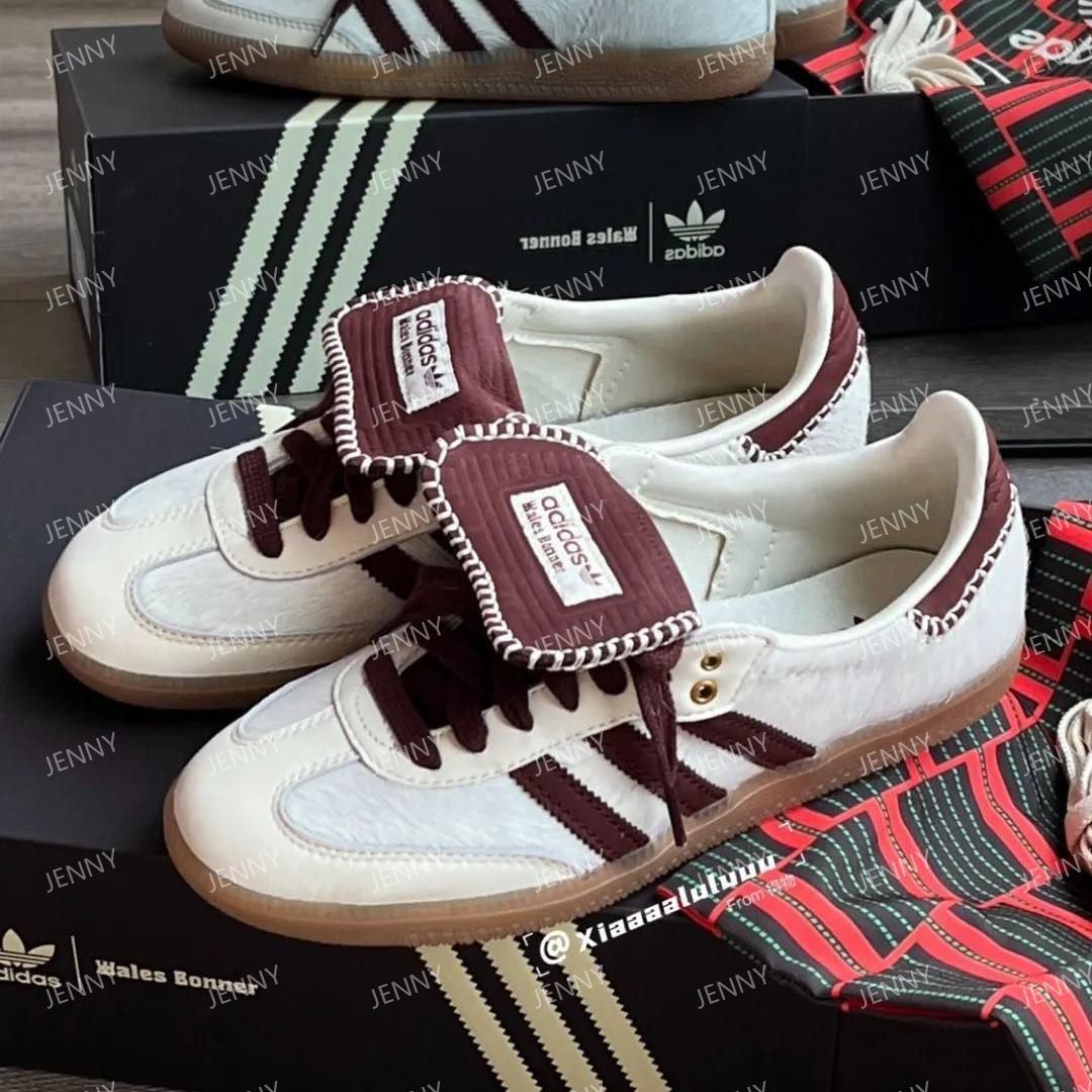 Adidas samba Pony Wales Bonner ホワイト カップルシューズ レディース/メンズ