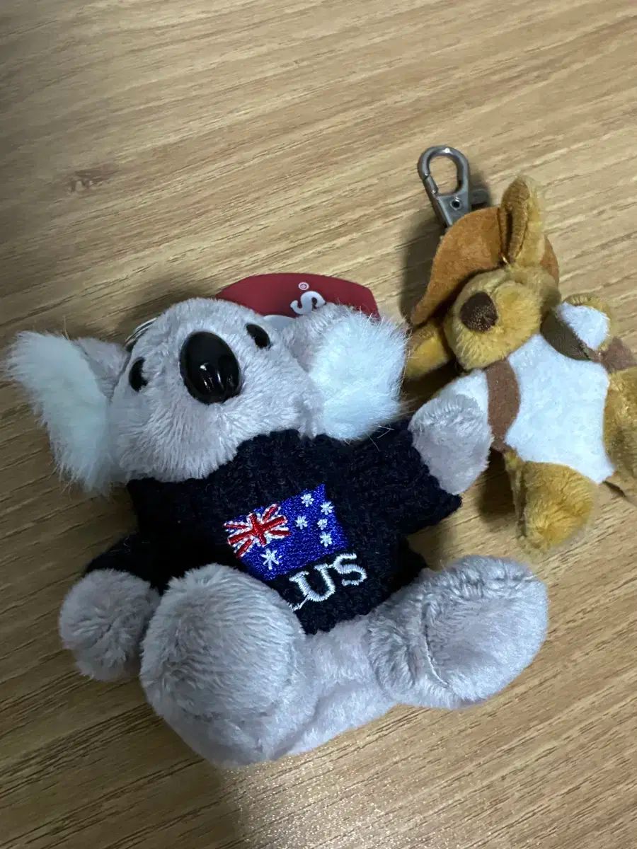 オーストラリア コアラ カンガルー モンチッチ ぬいぐるみキーホルダー