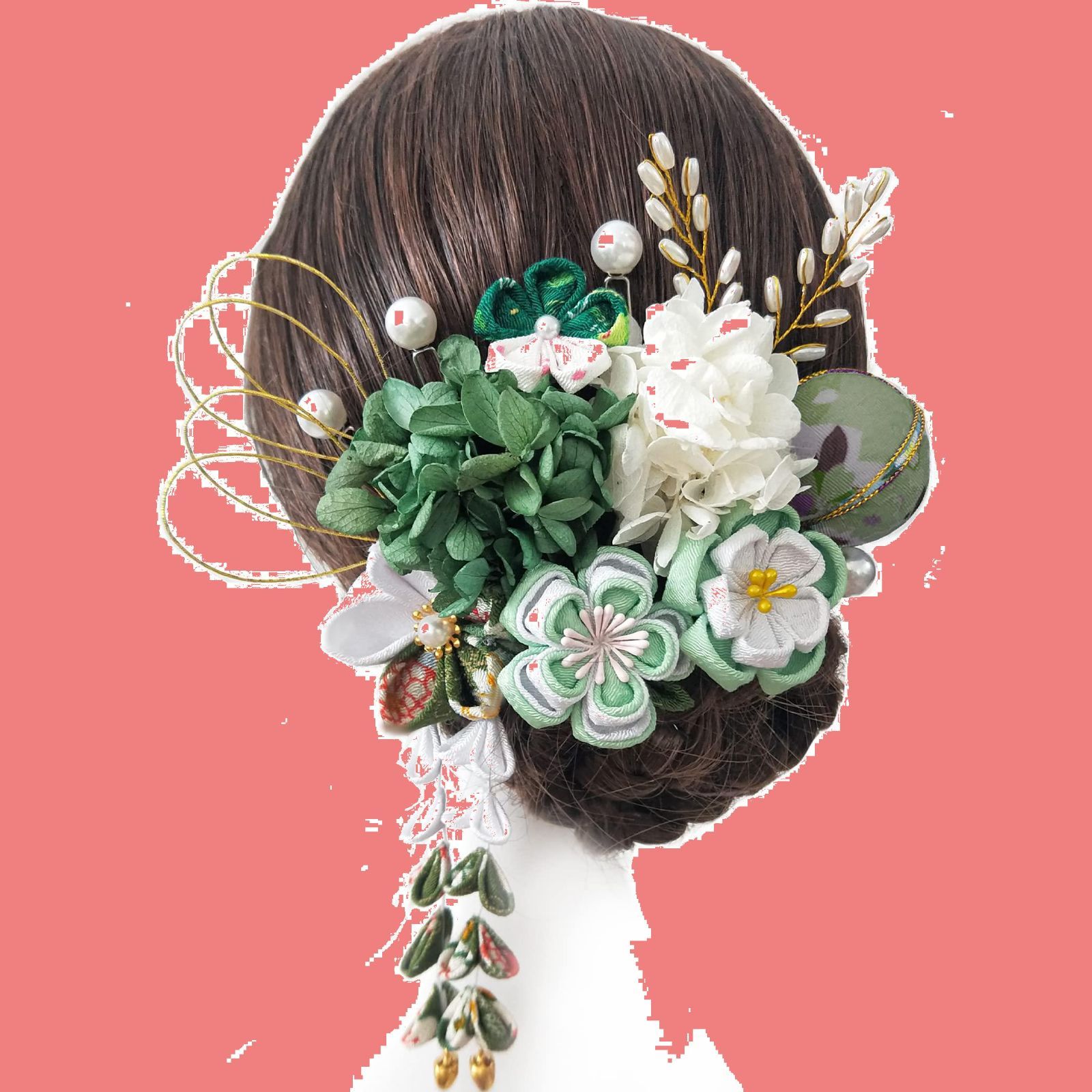【最安値，限定セール】 【人気商品】髪飾り 髪飾り 人気 和服 ヘアーアクセサリー かんざし 着物 七五三 振袖 袴 結納 卒業式 [JZOON] 入学式 結婚式 発表会 K0613 和装小物