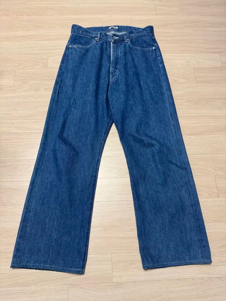 3 22 fw オーラリー ライト セルビッジ デニム