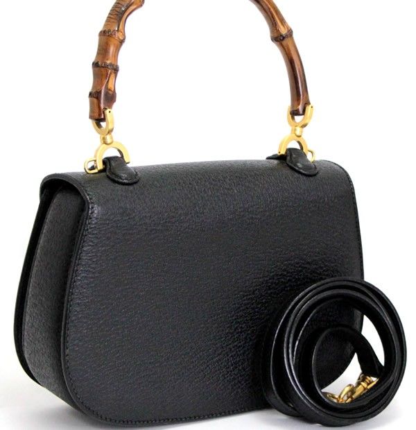 美品 グッチ GUCCI ヴィンテージ バンブー 2WAY ショルダー