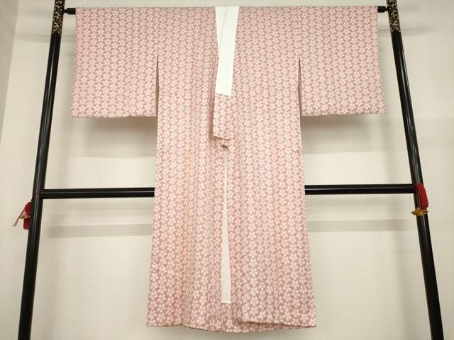 正絹　長襦袢　繻子　菱餅カラー　はんなり　しつけ付き　地紋は桜 平和屋着物○長襦袢 無双仕立て 桜づくし 正絹 逸品 AABA4607ck - メルカリ