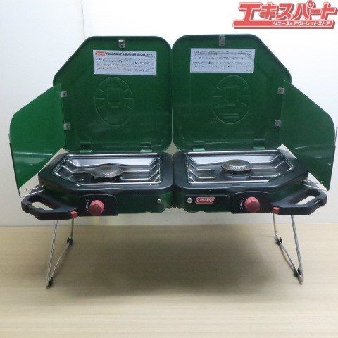 未使用品！】コールマン Coleman FOLDING LP 2-BURNER STOVE LP GAS