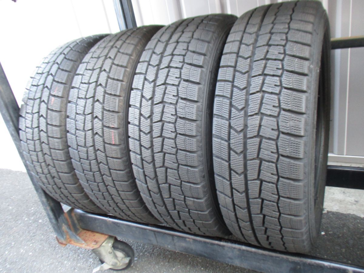 185/60R15 84Q ダンロップ WINTER MAXX WM02 スタッドレス 2021年製 4本 送料込 T47281016インボイス領収書発行可能