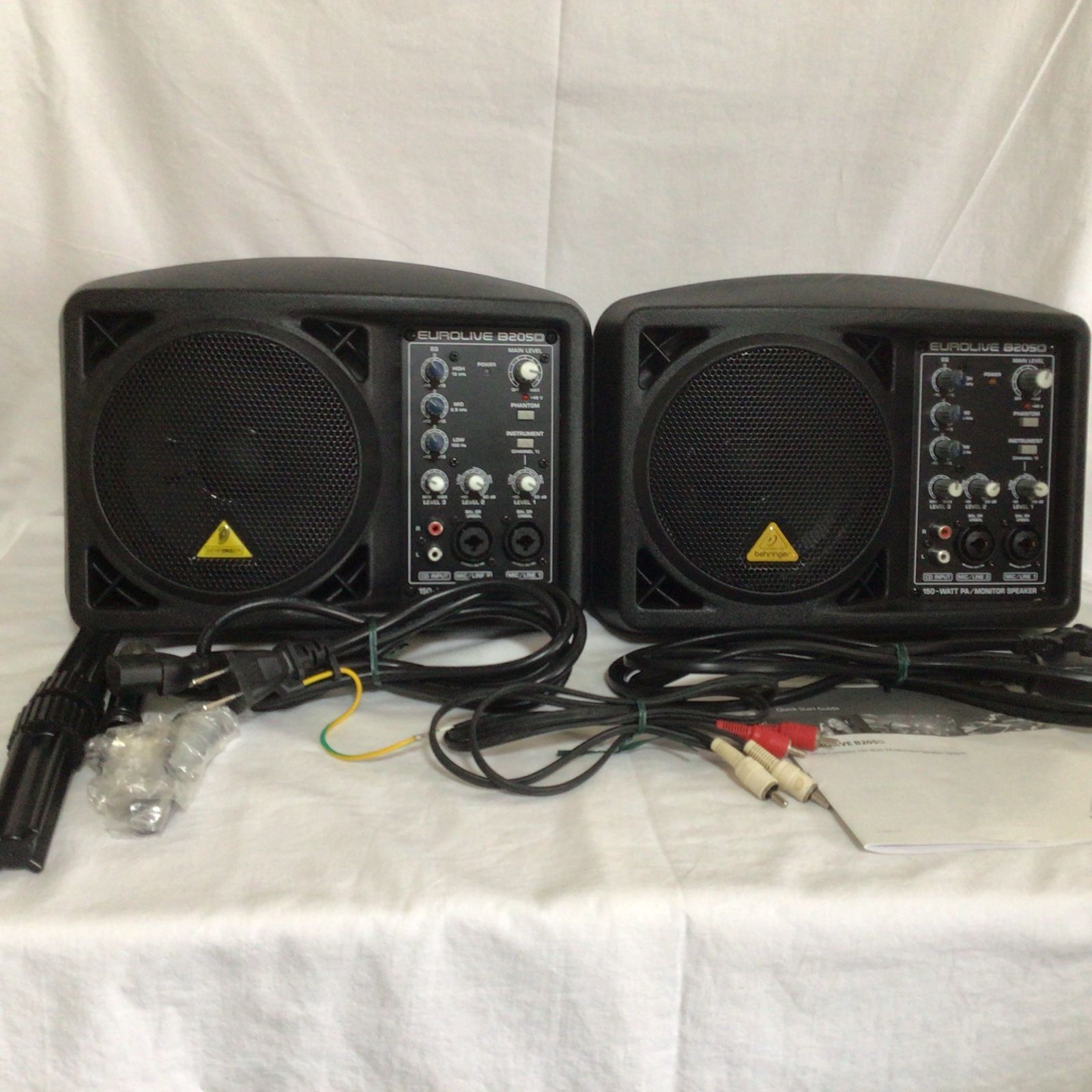【美品】ベリンガー PAスピーカー B205D EUROLIVE アンプ内蔵 Amazon.com: Behringer Eurolive B205D Active 150-Watt PA