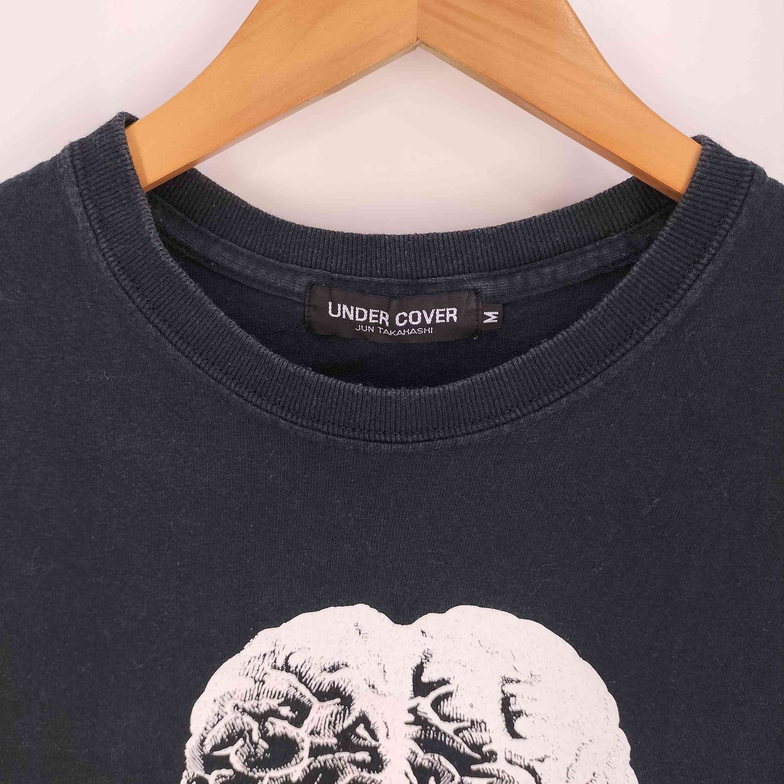アンダーカバー UNDERCOVER ブレイン クロスボーン プリント Tシャツ 