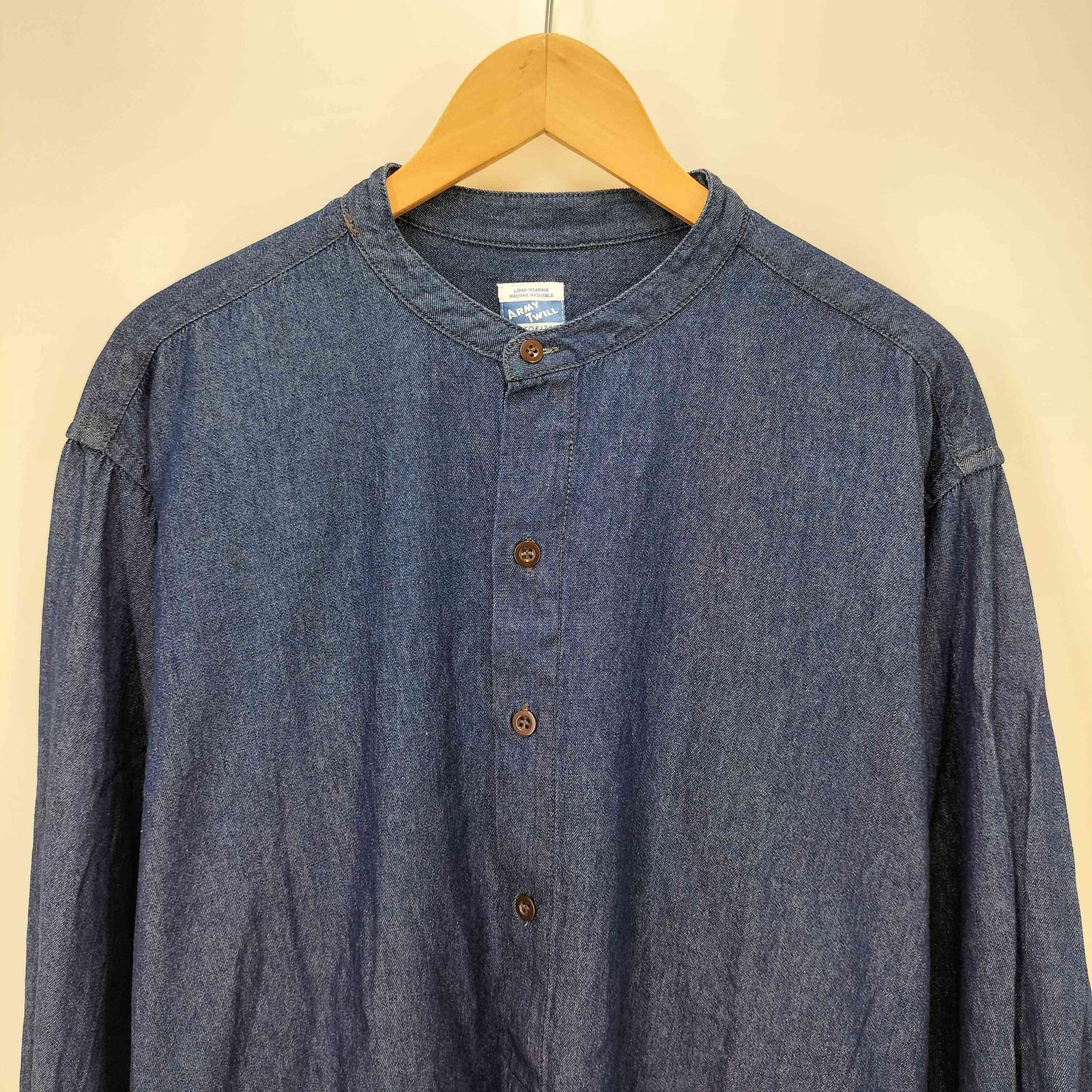 ARMY TWILL カジュアルシャツ レディース アーミーツイル 中古　古着 アーミーツイル ARMY TWILL 23SS 別注 Light Denim Sleeping