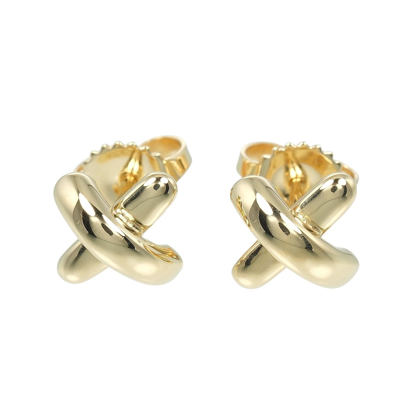 TIFFANY&Co.】ティファニー クロスステッチ K18イエローゴールド