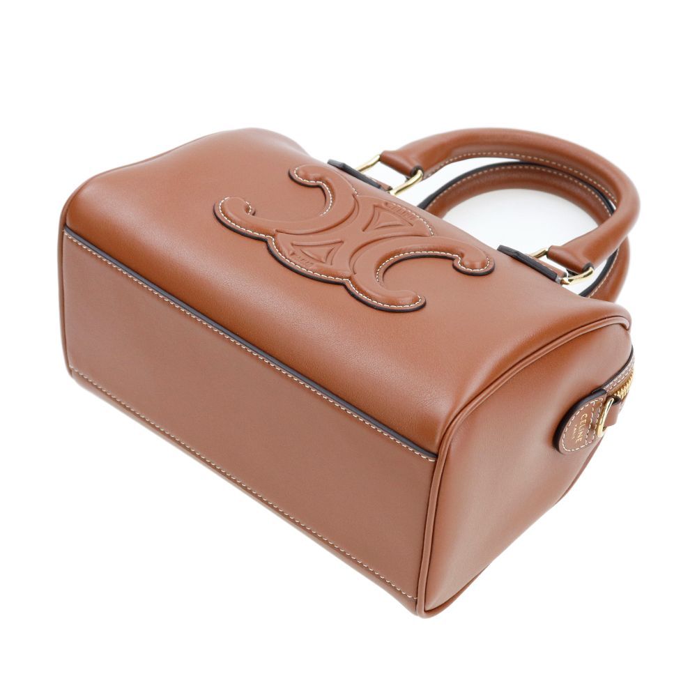 セリーヌ バッグ CELINE SMALL BOSTON TRIOMPHE 11377 3DU3 04LU タン