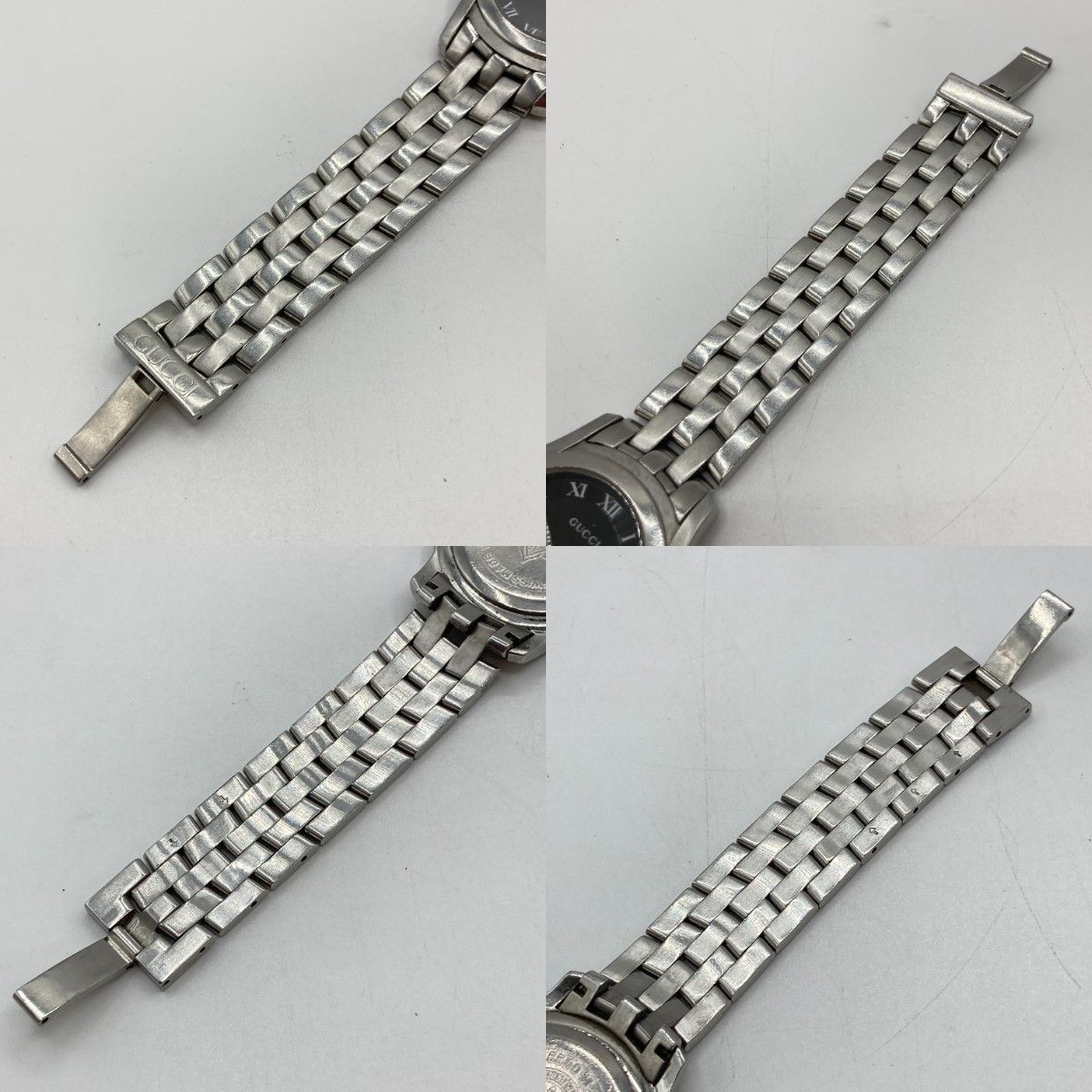 GUCCI　腕時計5500M 不動　ジャンク GUCCI ◎◎ グッチ 5500M クォーツ 腕時計 ベルト破損 不動品