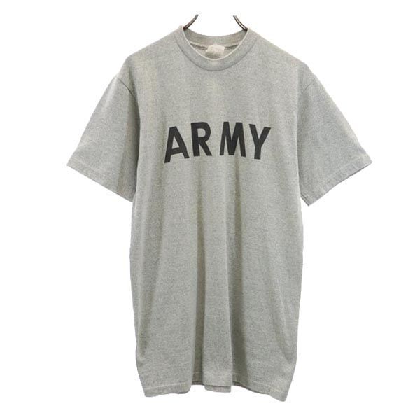 U.S.ARMY 90s オールド 8415-01-234-4427 クルーネック 半袖 Tシャツ M 杢グレー ユーエスアーミ メンズ 【中古】  【230904】 メール便可