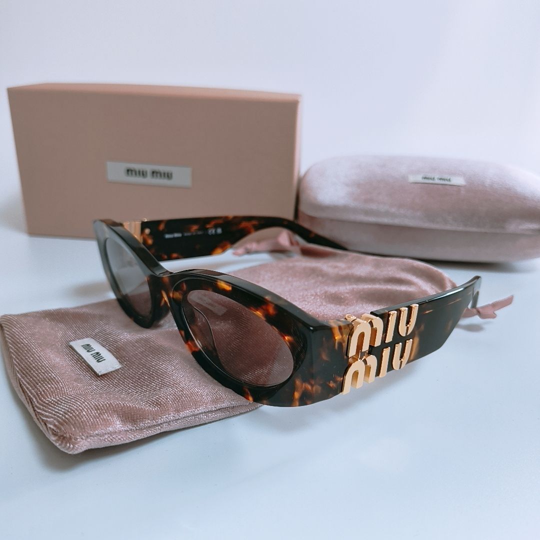 MIU MIU ミュウ グリンプス サングラス トータス